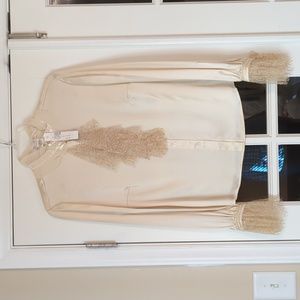 New NWT Vintage Zelda Romantic Goth Poet Blouse Size 10